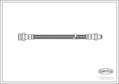 CORTECO 19032928 Fren Hortumu 24523002433 6T46346 6T46393 LH2017 LH2023 LH2266 PHA535 PHB116 PHB143 PHB156 PHB165