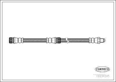 CORTECO 19034345 Fren Hortumu 