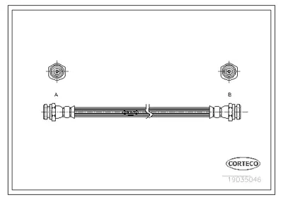 CORTECO 19035046 Fren Hortumu 
