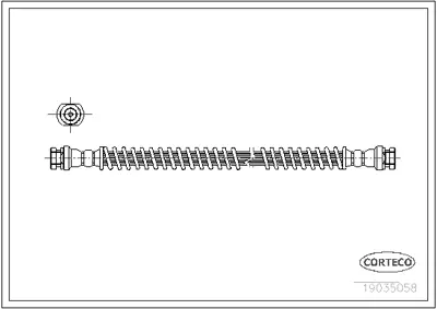 CORTECO 19035058 Fren Hortumu 