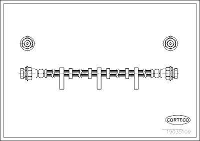 CORTECO 19035109 Fren Hortumu 