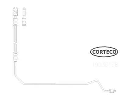 CORTECO 19036198 Fren Hortumu 1987481534