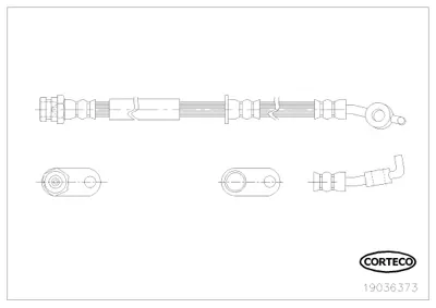 CORTECO 19036373 Fren Hortumu 1987481946 24526503663 PHD1210 T49069
