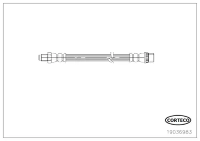 CORTECO 19036983 Fren Hortumu 1987481718 24511103103