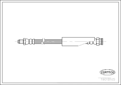 CORTECO 19018105 Fren Hortumu 440019018105