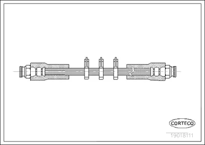 CORTECO 19018111 Fren Hortumu 6T46054 FHY2187 LH3281 PHA297