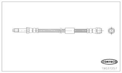 CORTECO 19037257 Fren Hortumu 408317