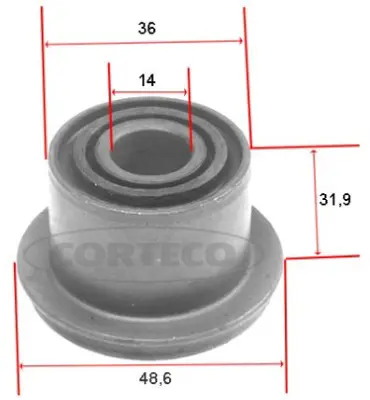 CORTECO 21652441 Motor Takozu 2247901 4001410 599019 60600007 9145 F85111 TD757W