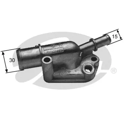 GATES TH09287G1 Termostat  87 °c Albea 1,4 Punto 1,6 94- 5336587 78155 820474 9000063 DT1180H