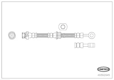 CORTECO 49392945 Fren Hortumu 