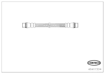 CORTECO 49417304 Corteco Fren Hortumu Dacıa Duster,Logan,Sandero,Renault Duster,Logan,Oroch,Sandero/Stepway 