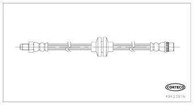 CORTECO 49423816 Fren Hortumu Fluence (L3_) PHB2049