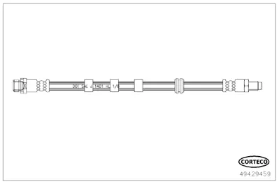 CORTECO 49429459 Fren Hortumu Ford Focus 1.4 98>99 1.8 99>04 