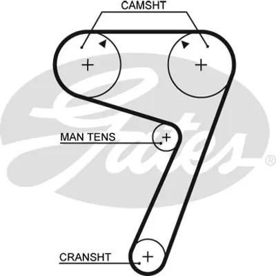 GATES K015111 Triger Seti Fıat Regata-Rıtmo-Tıpo, Lancıa Delta-Prısma 1.6 B. 530021210 KH217 KT1154 KTB158