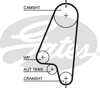 GATES KP1TH15310XS Triger Seti (Devirdaimli) 111x170 111 Dış Astra F-Corsa B 1.2-1.4-1.6 8v Gd111h9.5p170 2005> 530000430