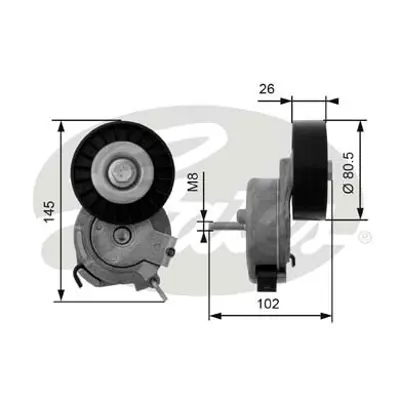 GATES T38473 Gates Gergi Rulmanı 534010620 APV1002 N1595 N1595S T0286 VKM32082