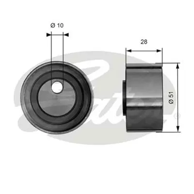 GATES T41065 V Kayış Gergi Rulmanı 140233 181UT 1987949974 30025 531016920 84930025 ADK87603 ATB2101 HTG240 N916 VKM76001