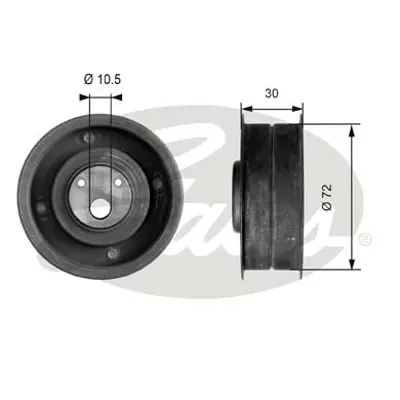 GATES T41080 Triger Gergi Rulmanı Audı 80, 90 Cordoba, Ibıza Iı, Toledo I  Golf I-Iı-Iıı,Jetta I-Iı, Passat,  T Iıı 1.5d-1.9d 08.76-04.030 1001090010 101ST 140103 1987949344 30030007 531007910 641108 6687 ATB2179 HTG16 VKM11010