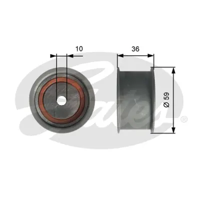 GATES T41227 Triger Gergi Rulmanı Audı A4, A6, A8, Allroad Skoda Superb I Vw Passat 2.4/2.7/2.8 12.95-03.08 138UT 150089 1519022007 17076 1987949310 30030030 532015910 ATB2196 HEG302 N2001 VKM21202