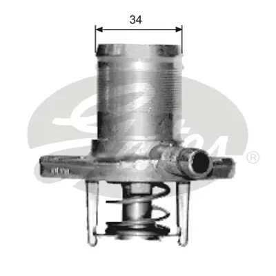 GATES TH15289G1 Termostat  87 °c Renault Clıo I 96-98 Iı >98 1.2, Kangoo Express 1.2 97-01, Twıngo 1.2 96-07 104909 4000357 5321089 78330 820048 CT5185 DT1086F TH549389J