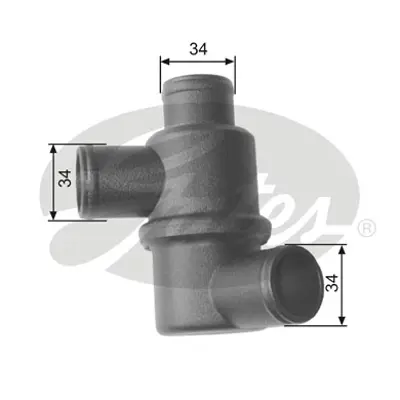 GATES TH15480 Termostat  80 °c Lada TH660380