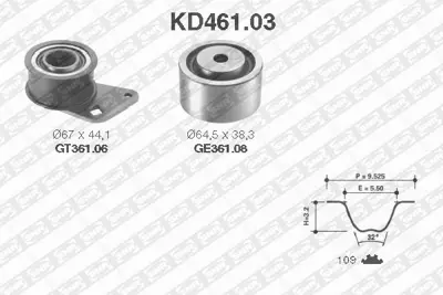 NTN / SNR KD461.03 Triger Seti 