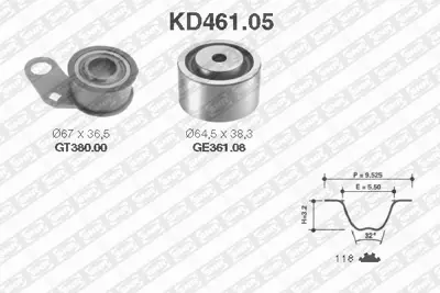 NTN / SNR KD461.05 Triger Seti 530037810