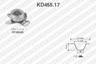 NTN / SNR KD455.17 Triger Seti 