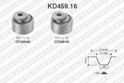 NTN / SNR KD459.16 Triger Seti KH86 KTB137 VKMA03210