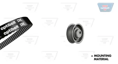 OPTIBELT KT 1004 Triger Seti Audı 80, Seat Cordoba-Ibıza-Toledo, Vw Golf-Passat-Transporter (1.9 D.) 14602 1987946325 1987948246 201004 K015223XS KTB403 SK1029 VKMA01011