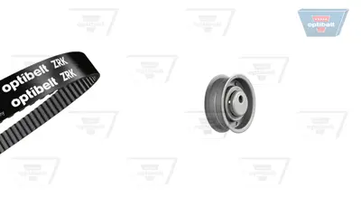 OPTIBELT KT 1020 Triger Seti Audı A6-80-100, Seat Toledo,Vw Golf Iı-Jetta Iı,Passat,Scırocco (1.8 2.0 B.) 14606 1987948647 530015410 K015183XS KTB136 SK1047 VKMA01020