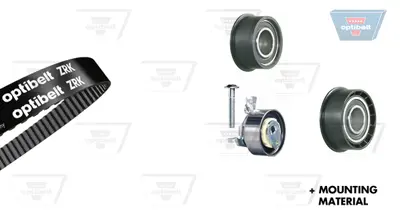 OPTIBELT KT 1024 Triger Seti 169x200 Opel Astra F-Combo-Corsa B-Vectra B-Tıgra 1.4ı -1.6ı-1.8ı 16v X16xel-Z16xe 14110 1987948259 530007810 K015369XS KTB252 VKMA05150