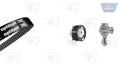 OPTIBELT KT 1032 W1 Su Pompalı Triger Seti 137x19 Polo96-00-Ibıza 1.6 Aea-Aee-Alm KP15428XS KTBWP2560