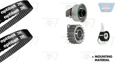 OPTIBELT KT 1035 Triger Seti 116x220 Ford Escort Vıı 1.8 95-99, Fıesta 1.8 95-02, Mondeo 1.8 96-00, Mazda 121 Iıı 1.8 96-03 1987948048 K035451XS KTB250 VKMA04107