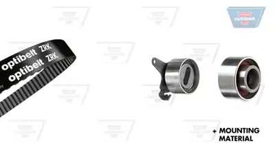 OPTIBELT KT 1069 Triger Seti Kıa Shuma, Mazda 323-Mx3-Mx5-Xedos (1.6 1.8 B.) K015273XS KTB247 SK1224 VKMA94201