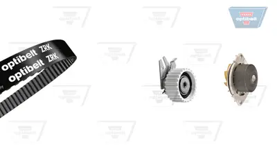 OPTIBELT KT 1080 W1 Su Pompalı Triger Seti Fıat Brava 1.4 95>01 Marea 1.4 96>02 530022130 K015431XS K985241A KTBWP2180 PK10410