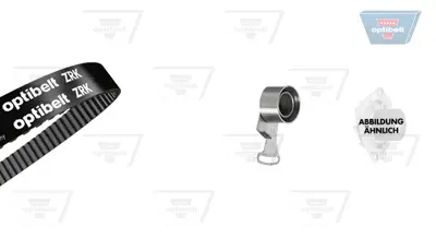 OPTIBELT KT 1109 W1 Su Pompalı Triger Seti 143 Dıs Rover 25 400 1.4 16v 05> KP15238XS KTBWP2580