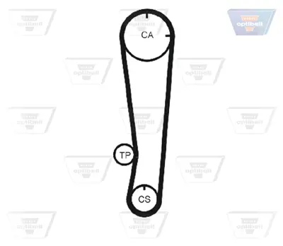 OPTIBELT KT 1262 Triger Seti 92 Diş Hyundaı Accent I (X-3) 1.3 1.5 B. 10.94 - 01.00 1987946302 K025283XS KTB598 SK1320 VKMA95030