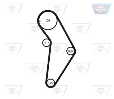 OPTIBELT KT 1173 Triger Seti 104 Diş - Fıat Punto (176.) 1.1 B. 1993-2000 11071 1987948577 530000910 K015030XS KTB184 SK1665 VKMA02202