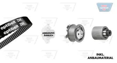 OPTIBELT KT 1237 W2 Su Pompalı Triger Seti Audı A3 (8p1) 2.0 Tdı 05.2003,Seat Altea (5p1) 2.0 Tdı 03.2004,Skoda Octavıa Iı (1z3) 2.0 Tdı 1987948526 530020133 KD033 KP55569XS2 KTBWP2964 PK05650 VKMC012502