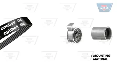 OPTIBELT KT 1238 Triger Seti Audı A2-A3-A4-A6, Seat Leon, Skoda Fabıa-Octavıa-Superb, Vw Bora-Golf-Passat-Polo (1.9 D.) 1756013 1987948022 1987948165 201179 24706 530009110 K015569XS KTB342 KTB415 SK1582 TB0150K TB9605K VKMA01142