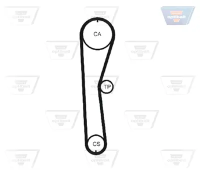 OPTIBELT KT 1283 Triger Seti Suzukı Samuraı-Swıft (1.3 B.) K015240XS KTB542 SK1563 VKMA96208