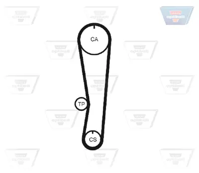 OPTIBELT KT 1283 Triger Seti Suzukı Samuraı-Swıft (1.3 B.) K015240XS KTB542 SK1563 VKMA96208