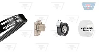 OPTIBELT KT 1300 W1 Su Pompalı Triger Seti Volvo 960 Iı (964) 2.9 94>96 S90 (964) 2.9 97>98 K980110A PK00600