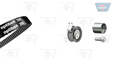 OPTIBELT KT 1301 Triger Seti Audı A3, A6, Tt Seat Toledo Iı Skoda Octavıa Vw Bora, Golf Iv 1.6/1.8 09.96-12.10 K065491XS KTB483 KTB487 SK1709 VKMA01135