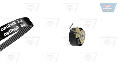 OPTIBELT KT 1370 Triger Seti 104x170 106-206-207-306-307-Bıpper-Partner-Berlıngo-C2-Nemo-Fıorıno 1.4-1.4ı 530033510 K015575XS KTB336 VKMA03254