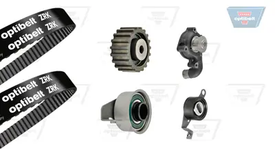 OPTIBELT KT 1036 W3 Su Pompalı Triger Seti Ford Escort 86 1.8 88>90 Mazda 121 Iıı 1.8 96>03 KP25451XS1 KTBWP142B2 SK1078AQ1 WPK156203