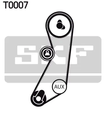 SKF VKMA 06300 Triger Seti Volvo 240-340-360-740-940 2.0 2.3 B. 14531 1987948609 1987948641 1987948934 530024810 K015020 KH105 KT1028 KTB177 SK1061