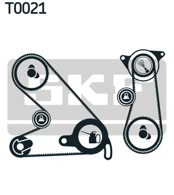 SKF VKMA 03050 Triger Seti Cıtroen Cx, Fıat Ducato, Peugeot J5 (2.5 D.) 1987948543 201279 530025310 K015054 K015062 KH15 KTB118 LDK0188