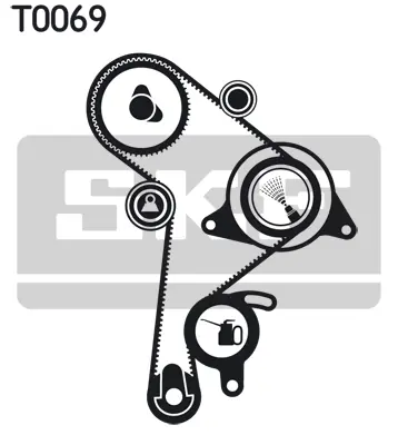 SKF VKMA 01011 Audı 80, Seat Cordoba-Ibıza-Toledo, Vw Golf-Passat-Transporter (1.9 D.) Triger Seti 14602 1987946325 1987948042 1987948246 1987948603 1987948649 530000310 K015223XS KH20 KT1004 KTB403 SK1029